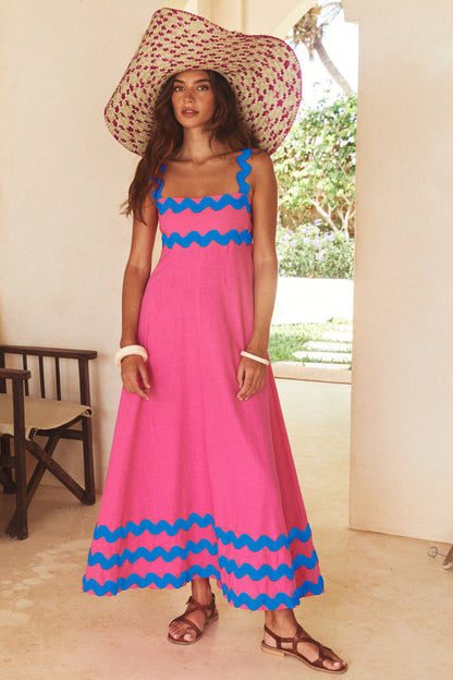 Robe Fleurie – Vagues Douces & Évasion Bohème🌸