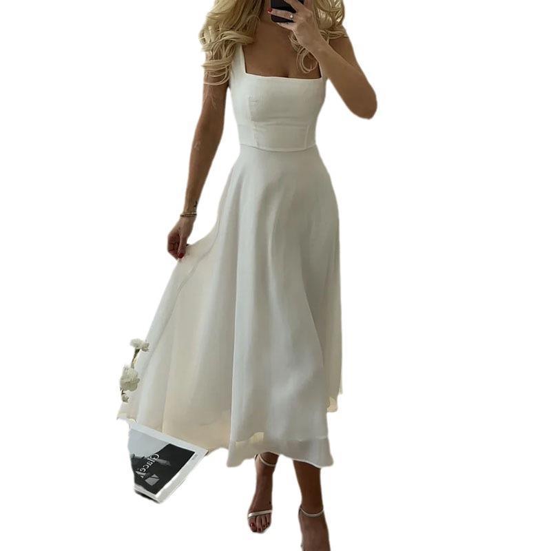 Robe Carré – Taille Sculptée & Élégance Effortless💫