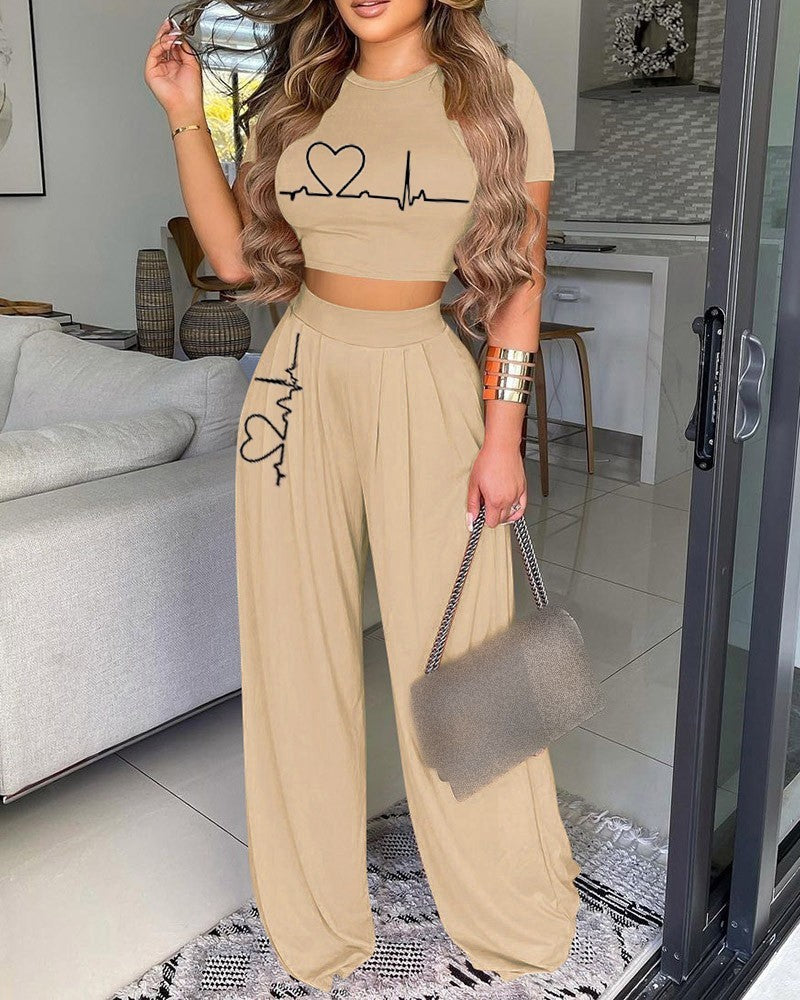 Ensemble Imprimé – Couleurs Libres & Vibes Décontractées🌈