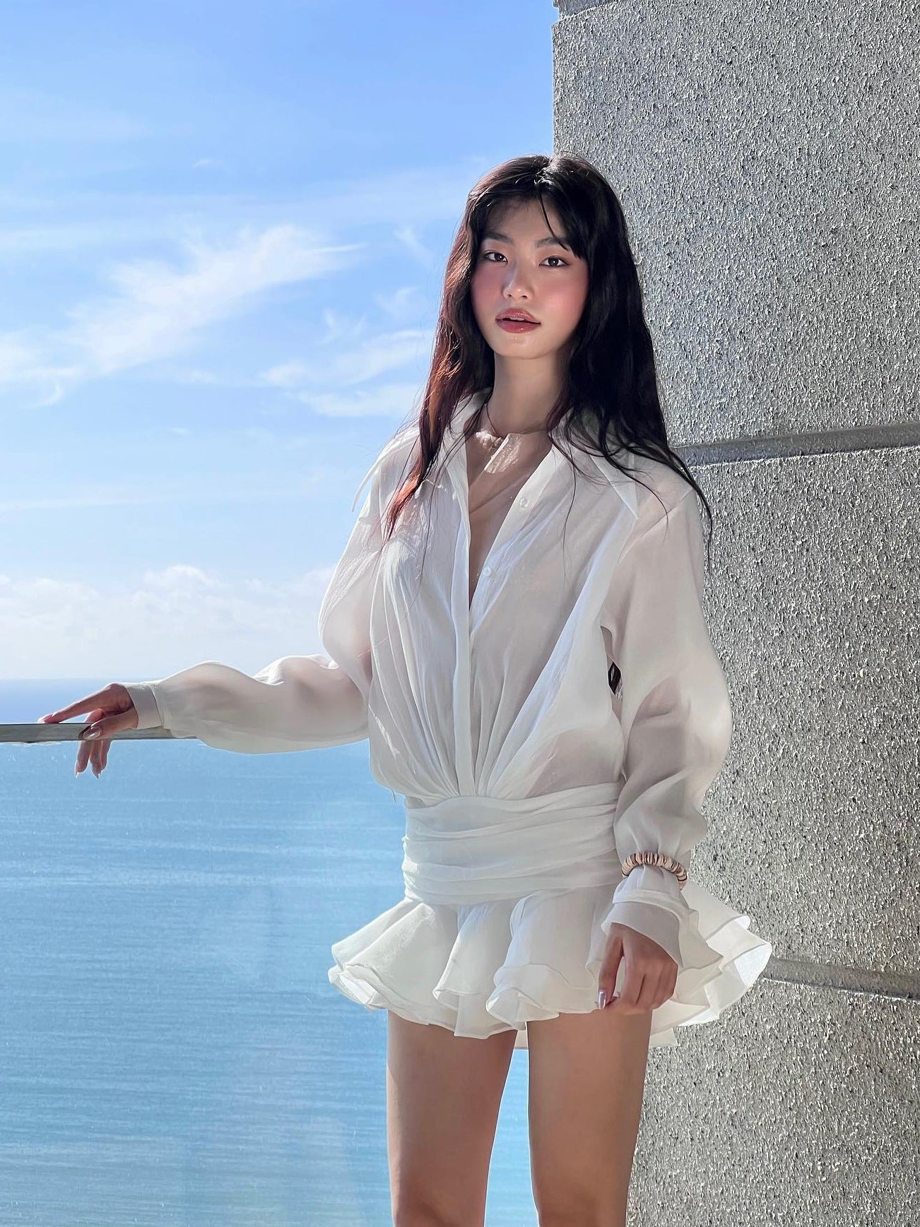 Robe Feuille de Lotus – Vagues Douces & Liberté Bohème🌸