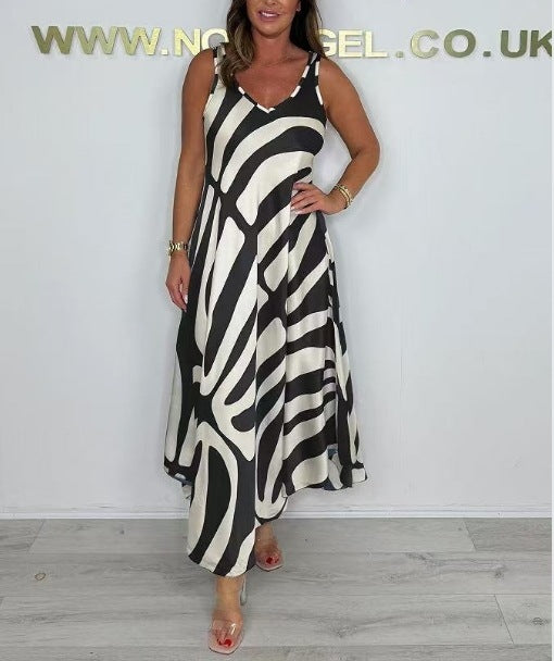 Robe Pochée – Soie Peinte & Flânerie Bohème👗