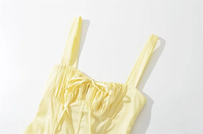 Robe Bord de Mer – Nœuds Croisés & Liberté d’Été🌅