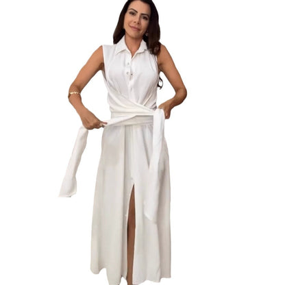 Robe Style Deux-Pièces – Jeu d’Illusion & Raffinement Léger 🌙