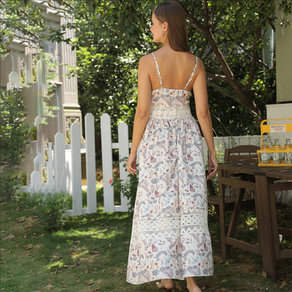 Robe Fleurie – Bretelles Légères & Éclat d’Été🤍