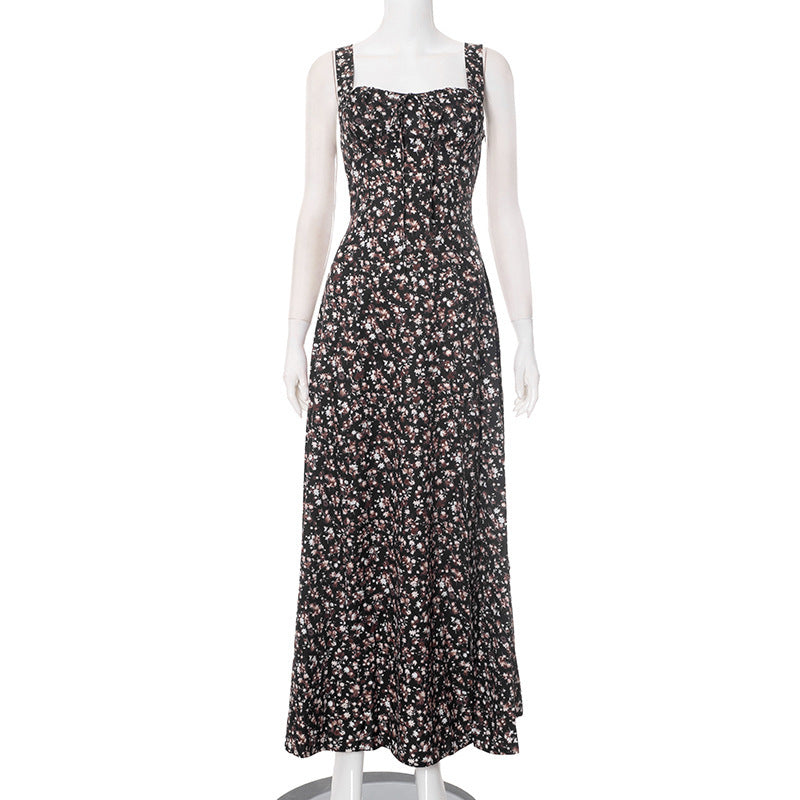 Robe Fleurie – Dos Nu Envoûtant & Allure Éclatante⭐️