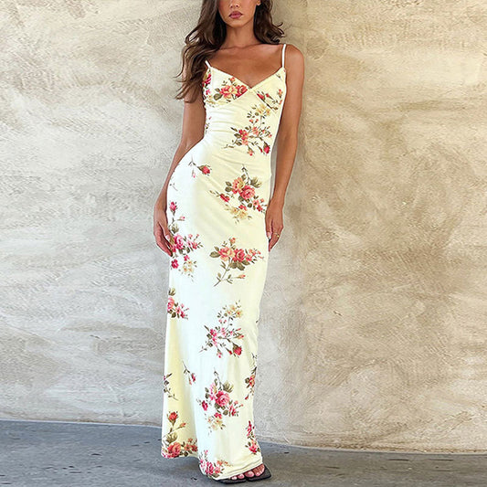 Robe Camisole – Décolleté V & Élégance Sans Effort 🌸