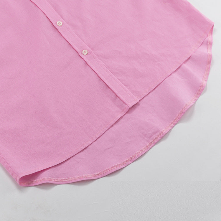 Ensemble Bohème – Top & Pantalon Large Coton-Lin Libre💖