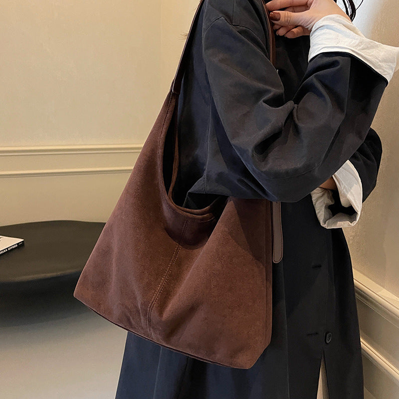 Sac Seau Suédine – Douceur d’Automne & Chic Sans Effort🍁