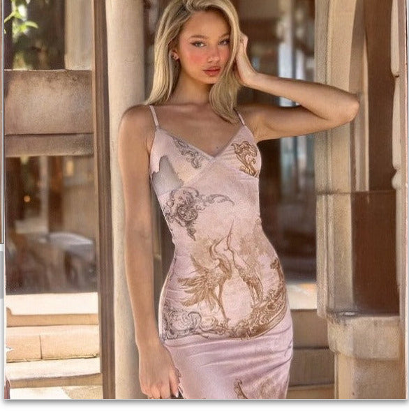 Robe Camisole – Décolleté V & Élégance Sans Effort 🌸