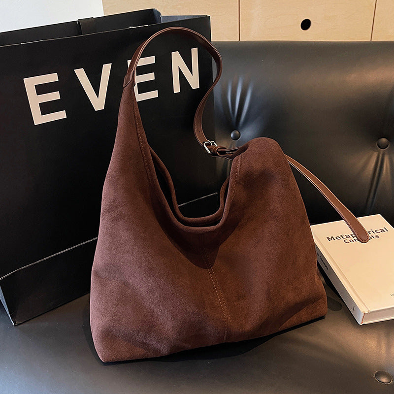 Sac Seau Suédine – Douceur d’Automne & Chic Sans Effort🍁