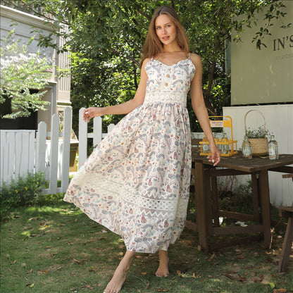 Robe Fleurie – Bretelles Légères & Éclat d’Été🤍