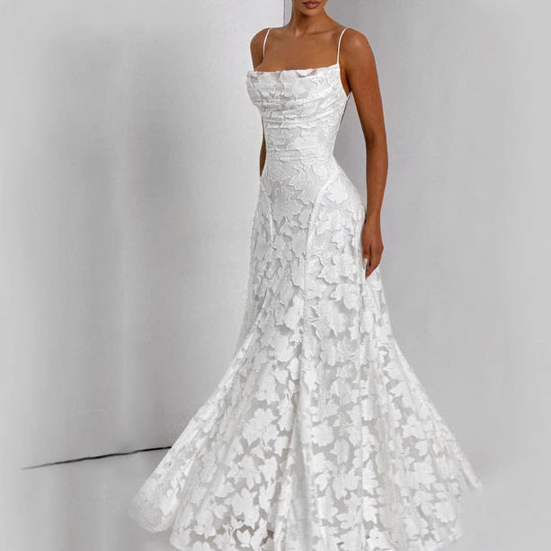 Robe Dos Nu – Chiffon Aérien & Liberté d’Été🌅