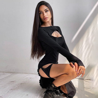 Jupe Sexy – Découpes Audacieuses & Allure Sensuelle🔥