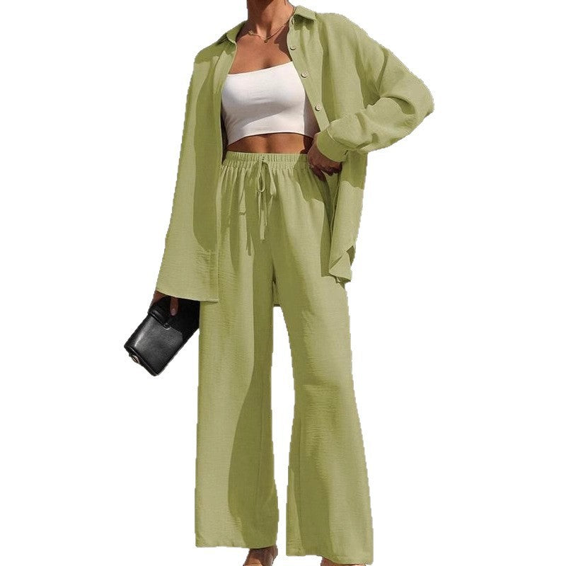 Ensemble Chemise & Pantalon – Élégance Moderne & Charme Intemporel💖