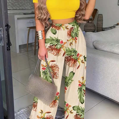 Ensemble Imprimé – Couleurs Libres & Vibes Décontractées🌈