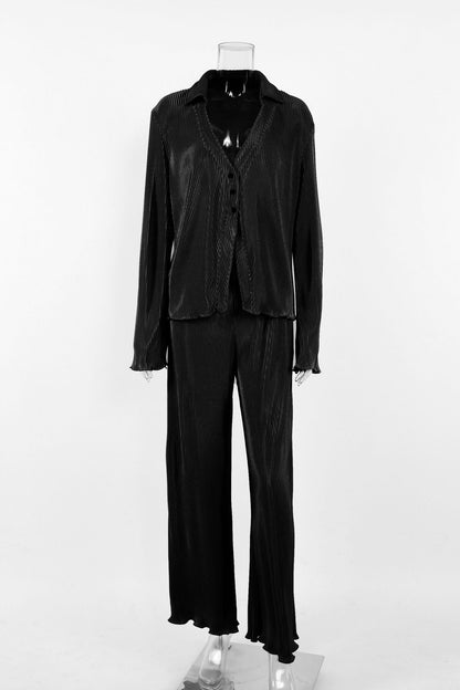 Chemise Plissée – Printemps Rétro & Élégance Bohème 🌼