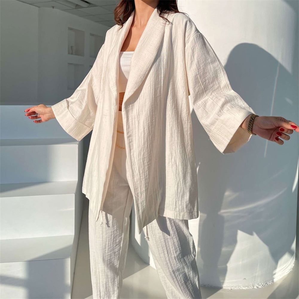 Chemise Ample – Douceur Unie & Flow Décontracté✨