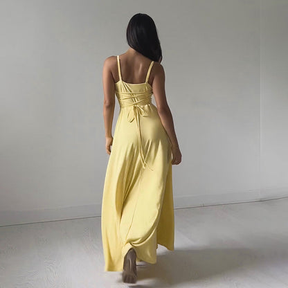 Robe Bustier – Taille Sculptée & Élégance Bohème 🌸