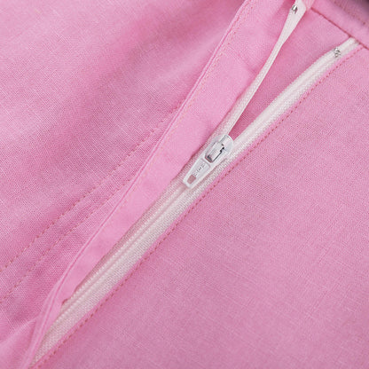 Ensemble Bohème – Top & Pantalon Large Coton-Lin Libre💖