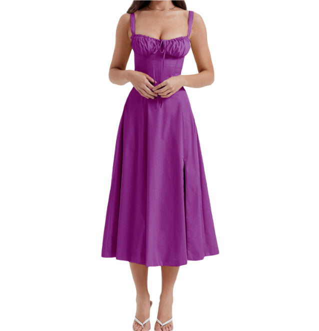 Robe Bord de Mer – Nœuds Croisés & Liberté d’Été🌅