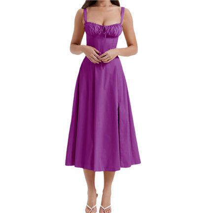 Robe Bord de Mer – Nœuds Croisés & Liberté d’Été🌅