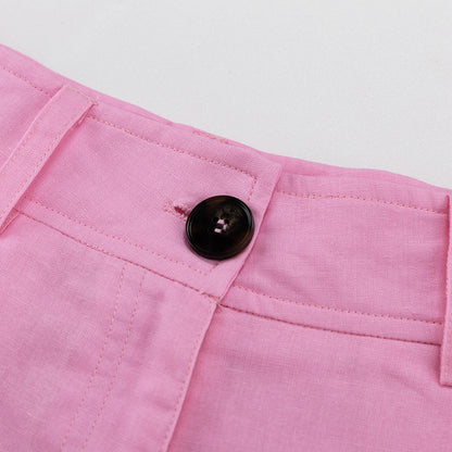 Ensemble Bohème – Top & Pantalon Large Coton-Lin Libre💖